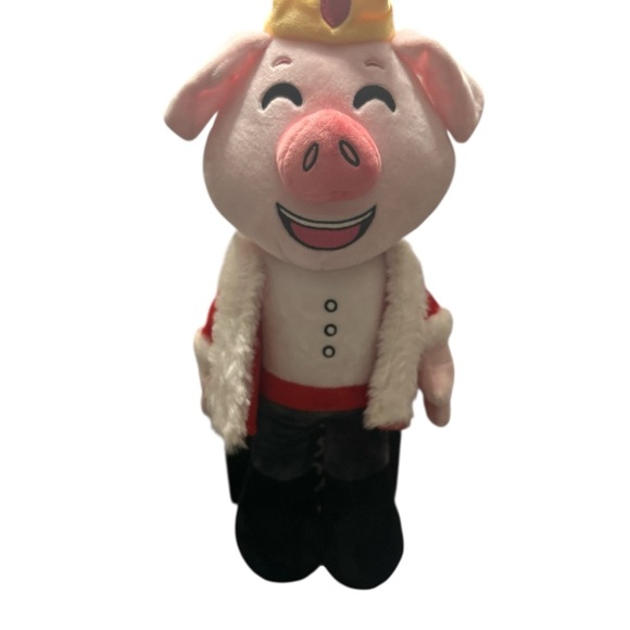 Technoblade 12” Youtooz Plush ‑ Crown, Cape, 2021 Collectible Pig - Picture 1 of 6